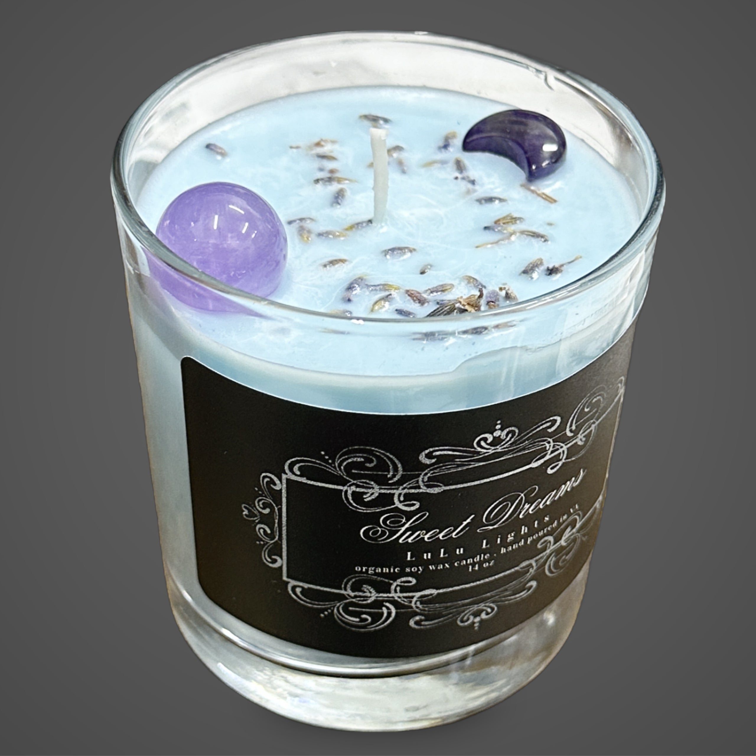 LuLu Lights Dressed Candles Sweat Dreams MommaLuna